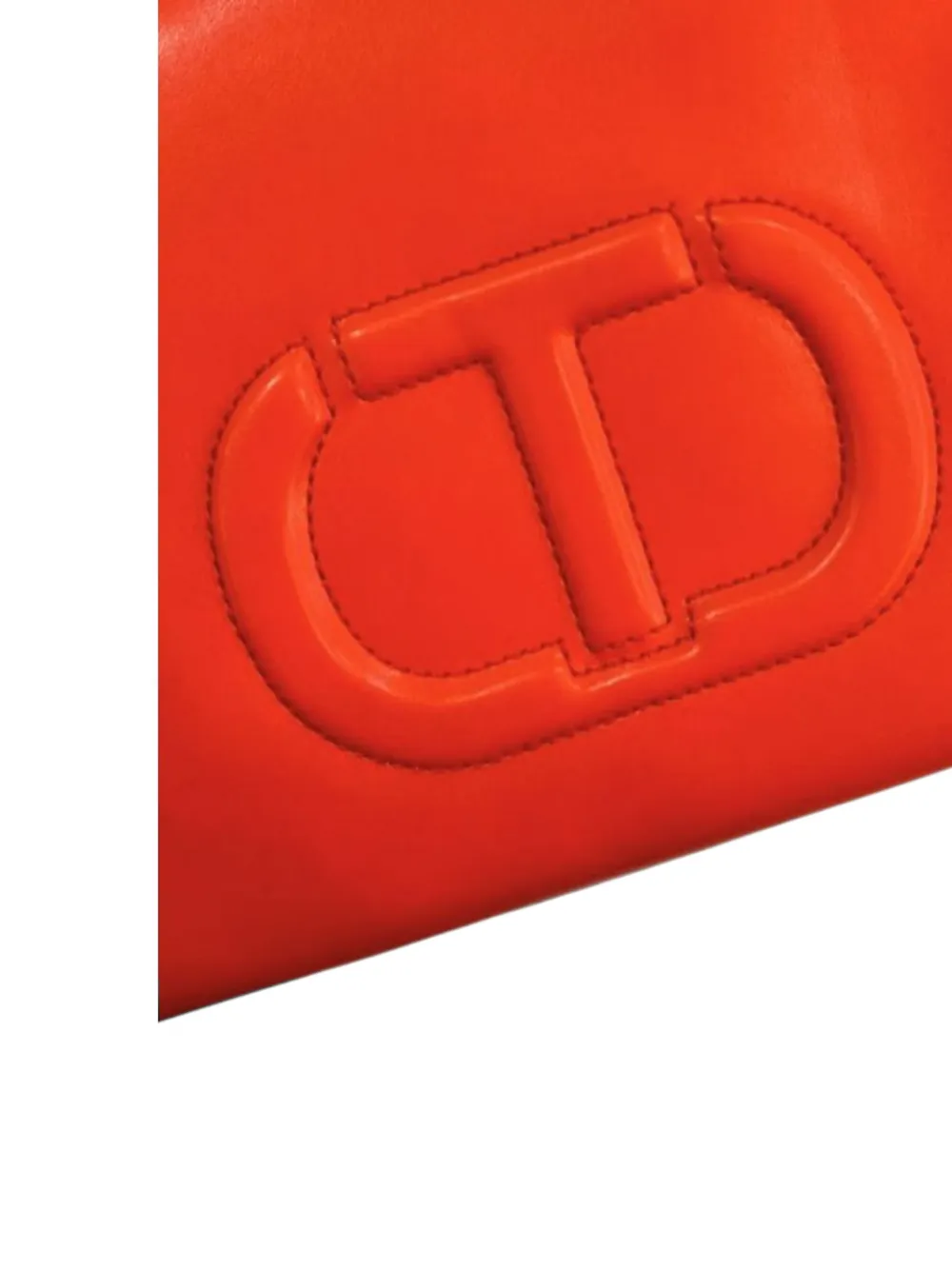 TWINSET Shopper met logo-reliëf Oranje