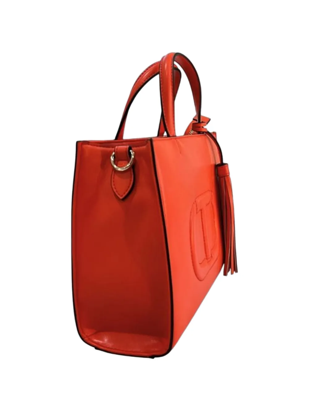TWINSET Shopper met logo-reliëf Oranje