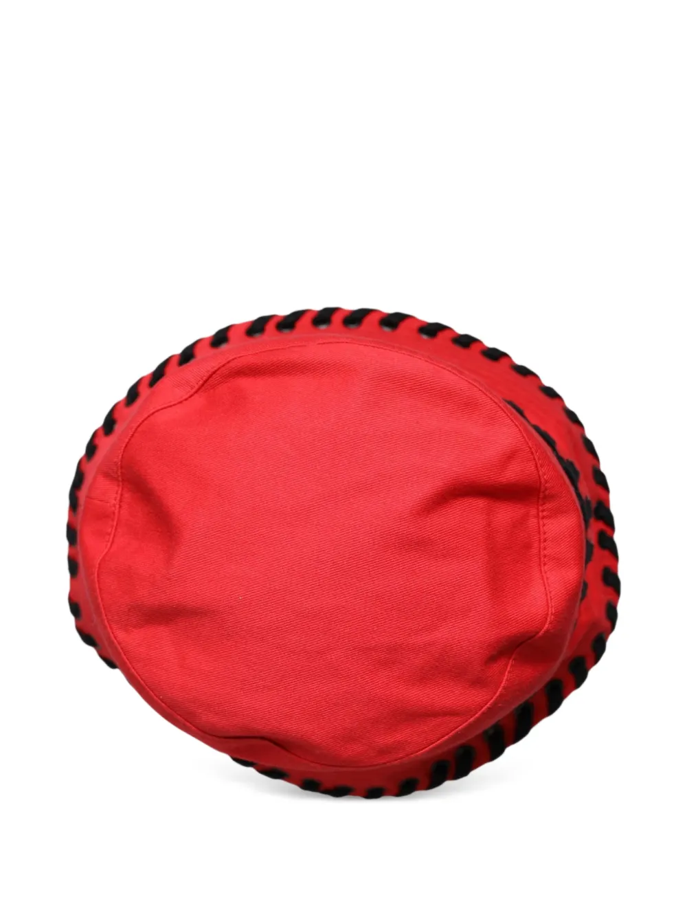 Dolce & Gabbana Vissershoed met brede rand en veters Rood