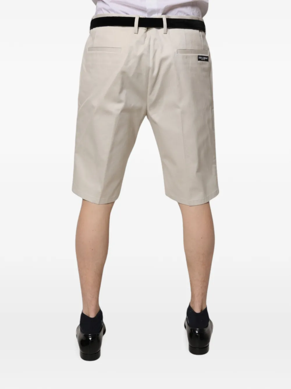 Dolce & Gabbana Geplooide chino shorts Beige