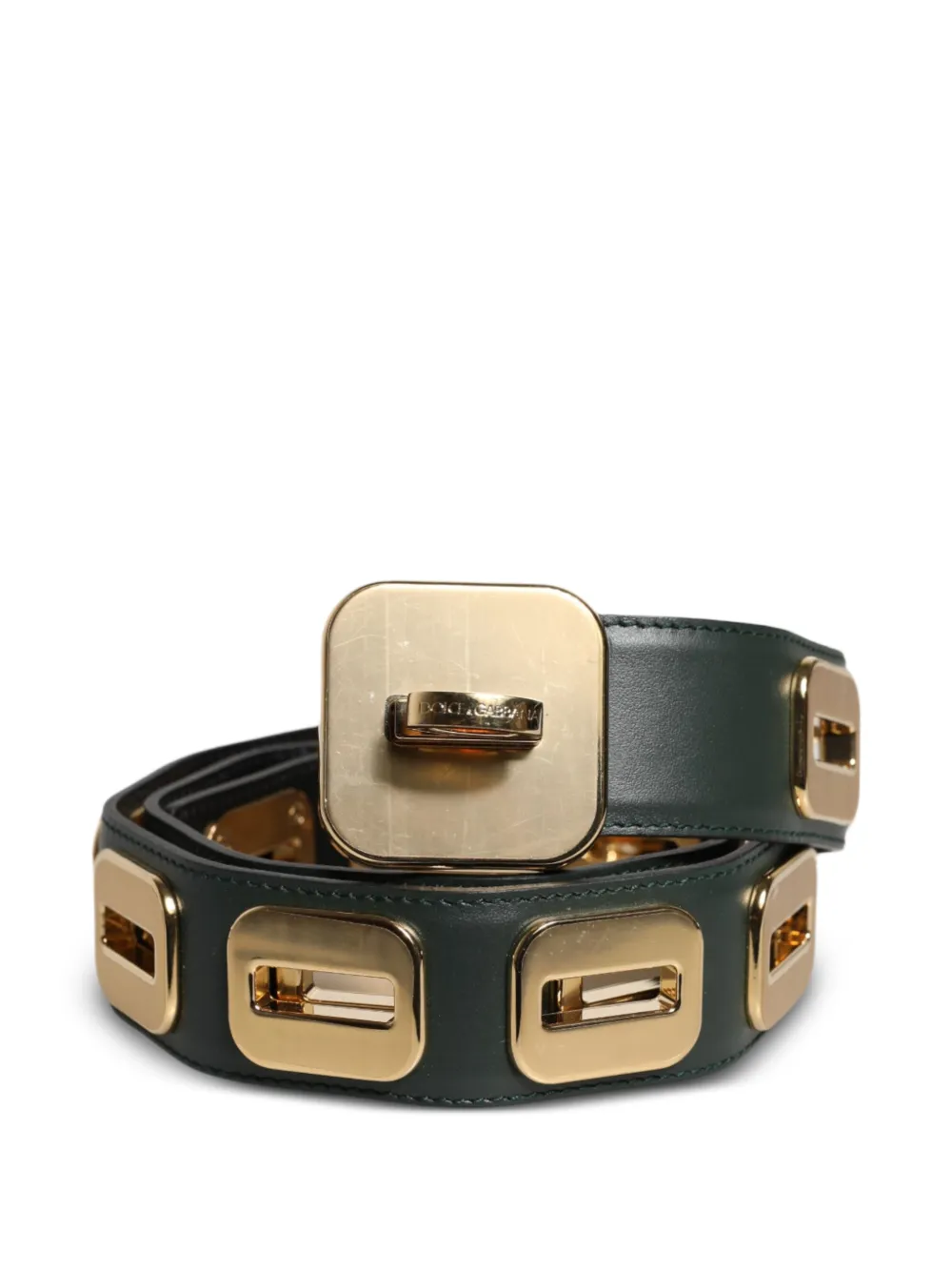 Dolce & Gabbana Cintura con dettaglio cut-out - Verde