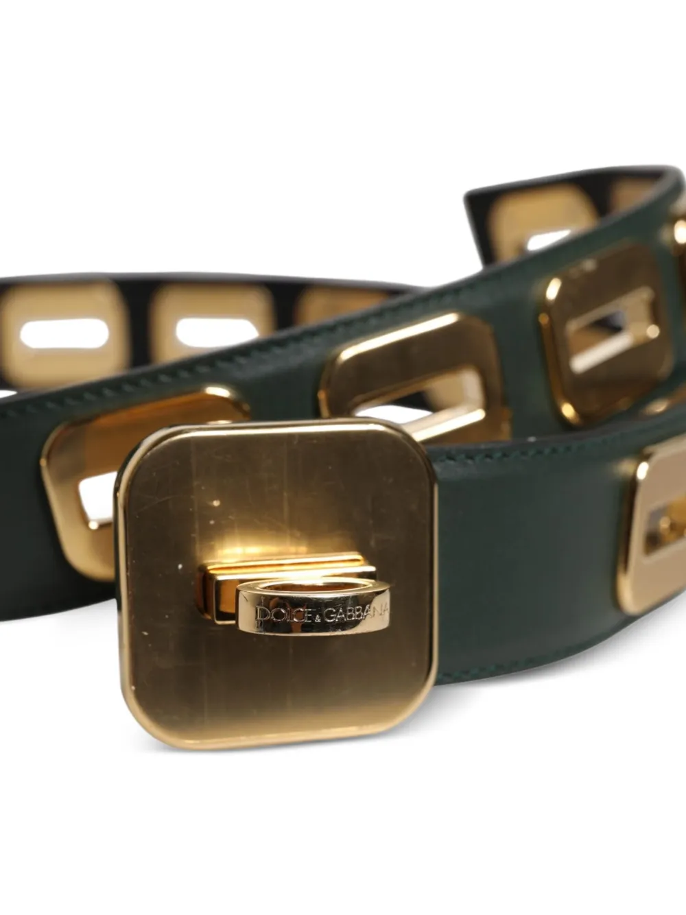 Dolce & Gabbana Uitgesneden riem Groen