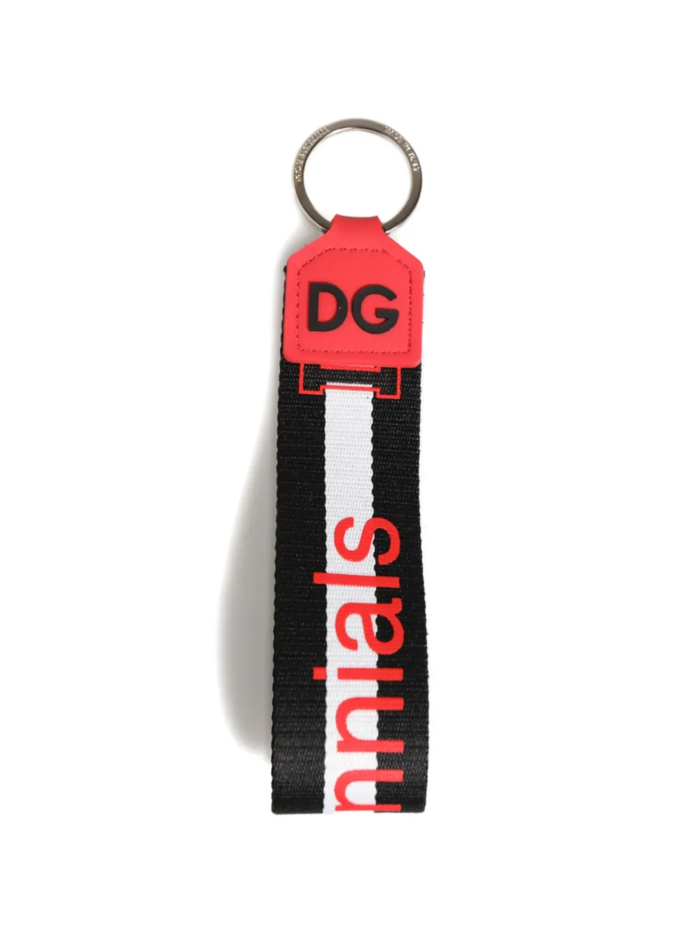 Dolce & Gabbana DG Millennials Schlüsselanhänger mit Logo-Print - Schwarz