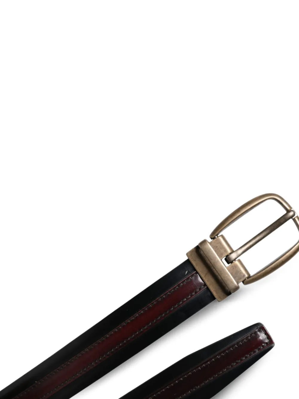 Dolce & Gabbana Leren riem Zwart