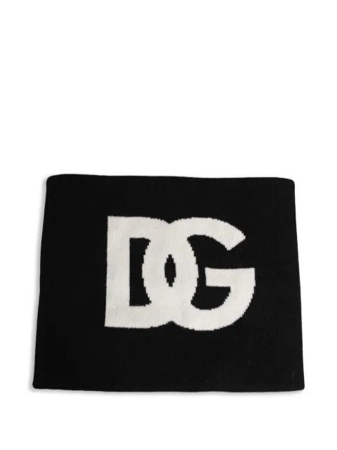 Dolce & Gabbana DG logo-intarsia scarf