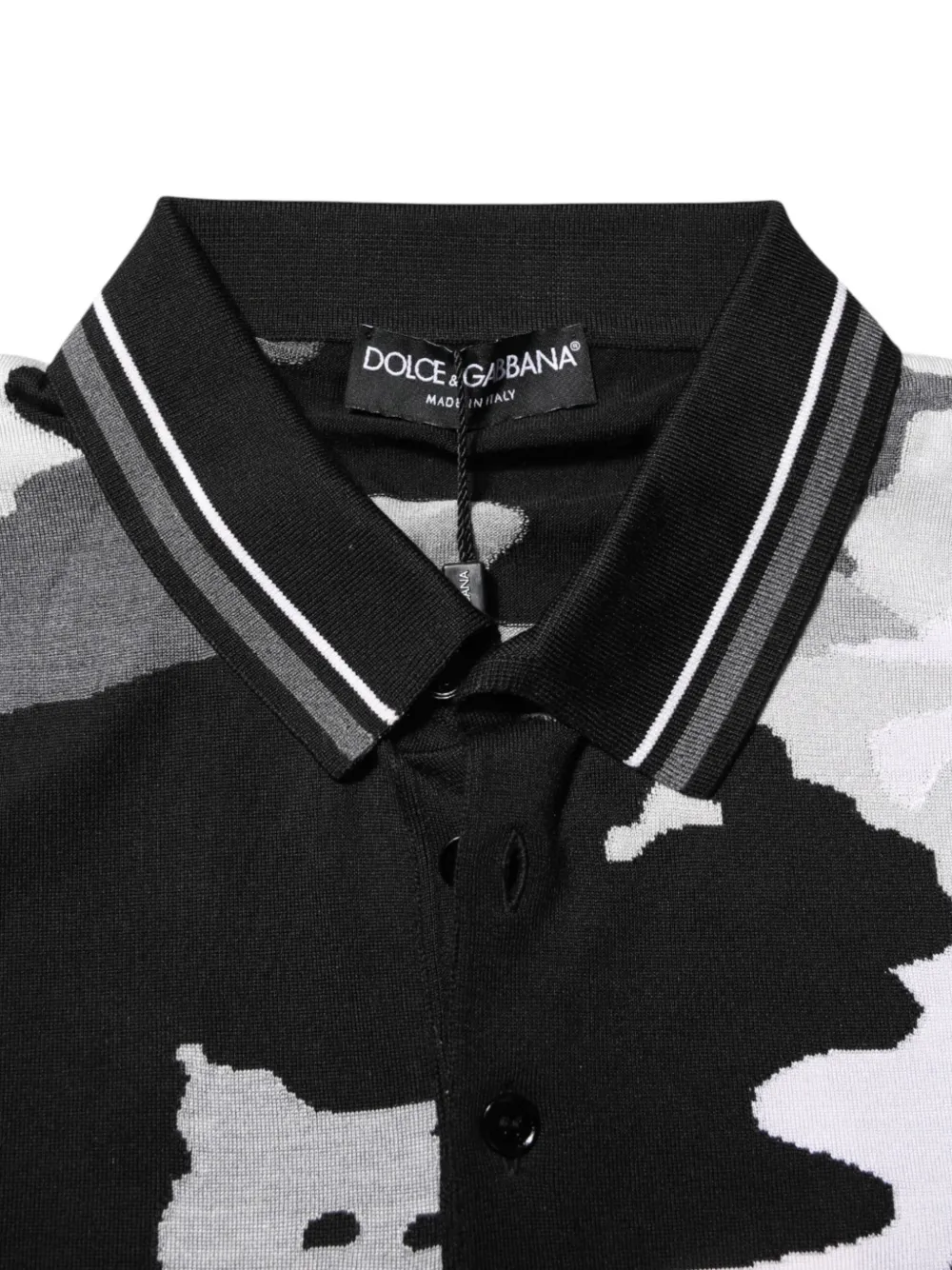 Dolce & Gabbana T-shirt met camouflageprint Zwart