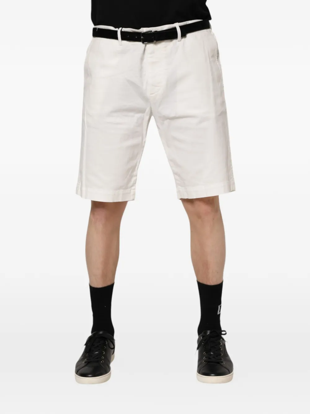 Dolce & Gabbana Chino con cintura - Bianco
