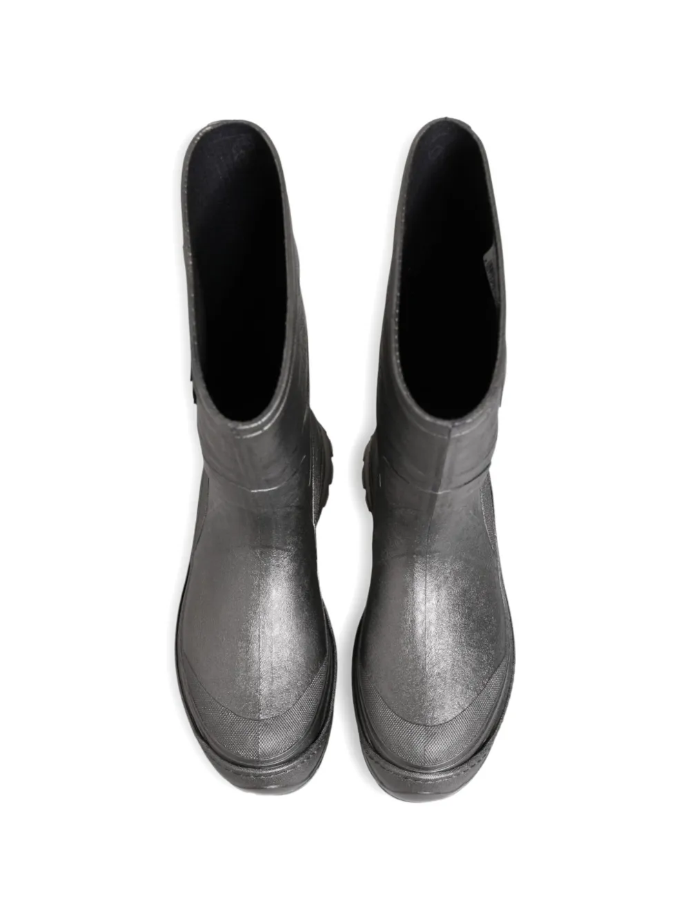Dolce & Gabbana logo rain boots Zilver