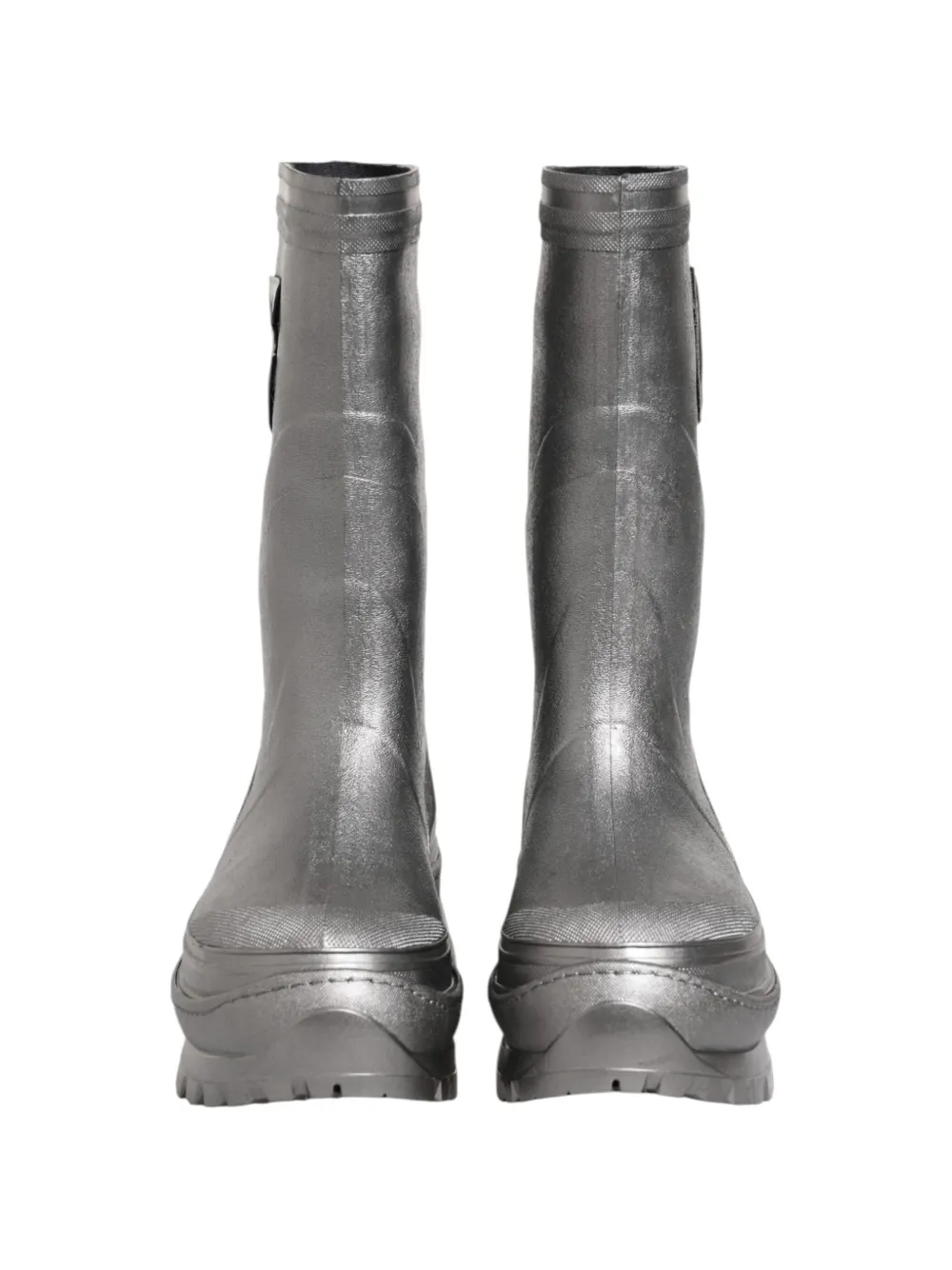 Dolce & Gabbana logo rain boots Zilver