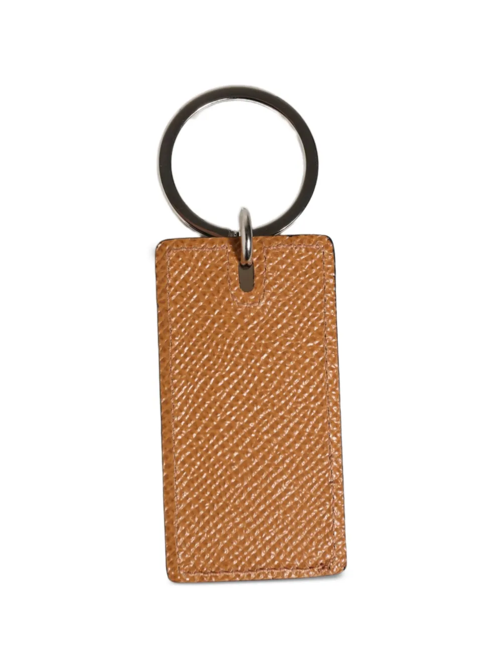 Dolce & Gabbana Leren sleutelhanger met logo Bruin