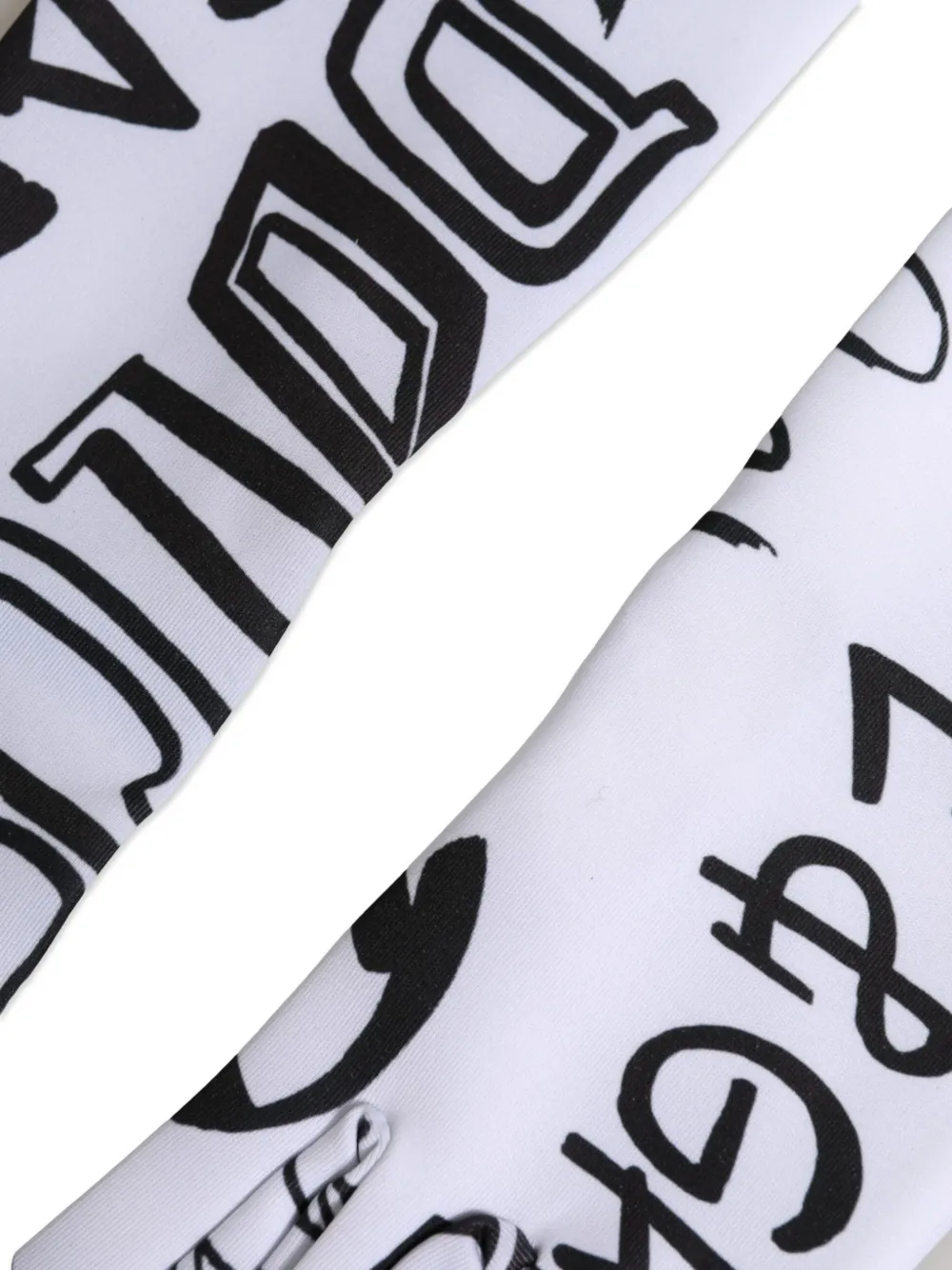 Dolce & Gabbana Handschoenen met DG logoprint Wit
