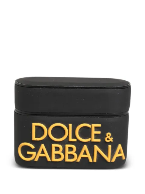 Dolce & Gabbana Airpods logo-embossed case