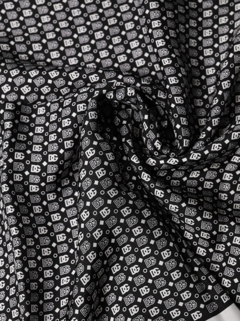 Dolce & Gabbana Sjaal met logoprint Zwart