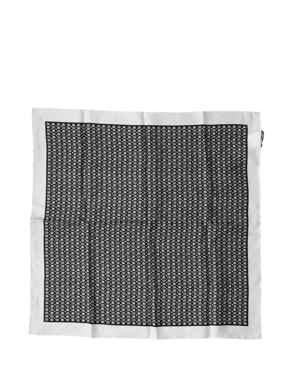 Dolce & Gabbana Foulard con logo - Nero