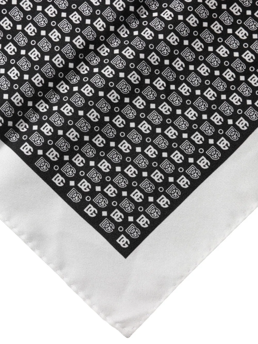 Dolce & Gabbana Sjaal met logoprint Zwart