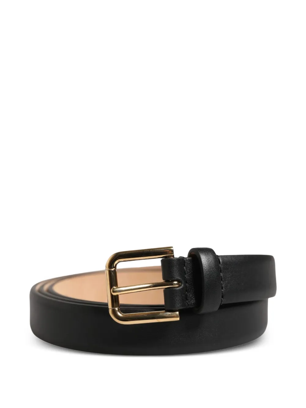 Dolce & Gabbana Cintura in pelle con fibbia - Nero