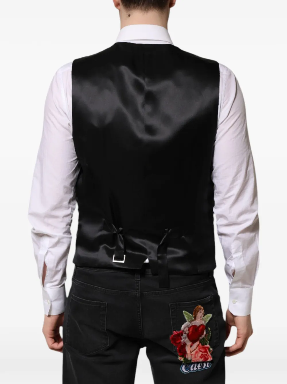 Dolce & Gabbana Gilet met enkele rij knopen Rood