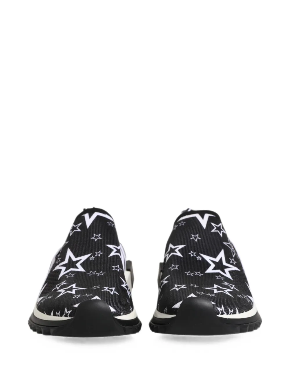 Dolce & Gabbana Sorrento star-print sneakers Zwart