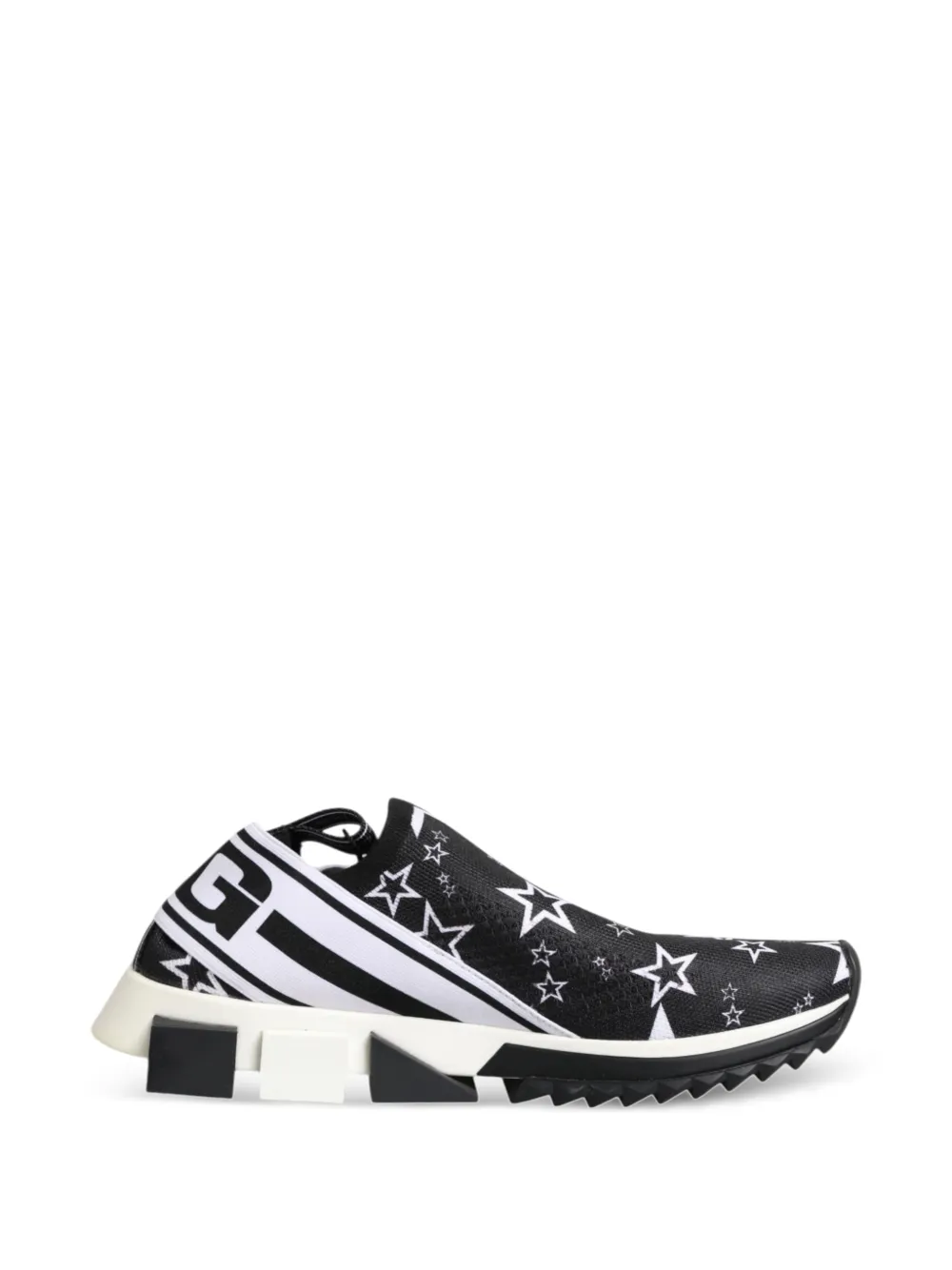 Dolce & Gabbana Sneakers Sorrento con stampa - Nero