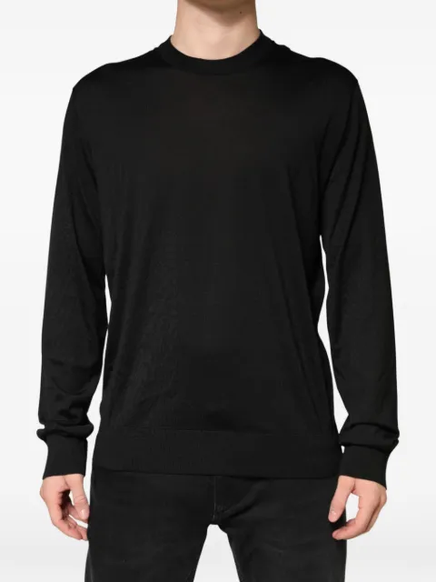 Dolce & Gabbana crew-neck silk sweater