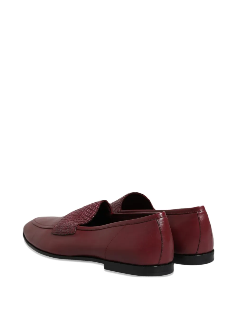 Dolce & Gabbana Loafers met reptielen-reliëf Rood