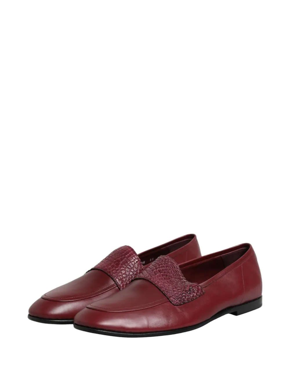 Dolce & Gabbana Loafers met reptielen-reliëf Rood