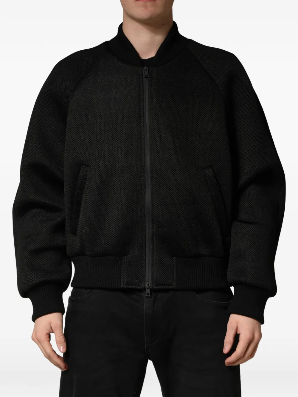 Dolce & Gabbana Bomber con cappuccio - Nero