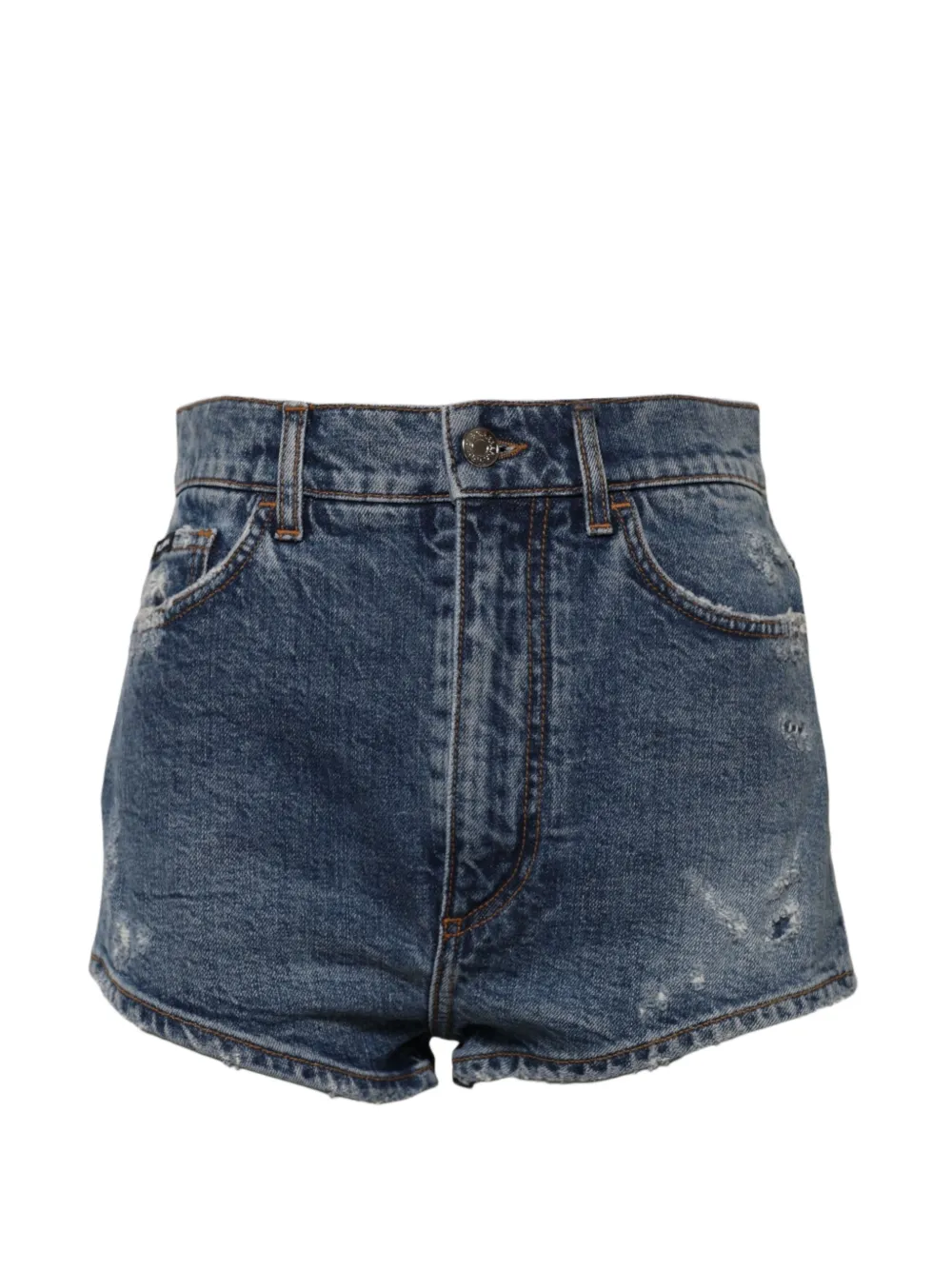 Dolce & Gabbana distressed-effect mini shorts · 40