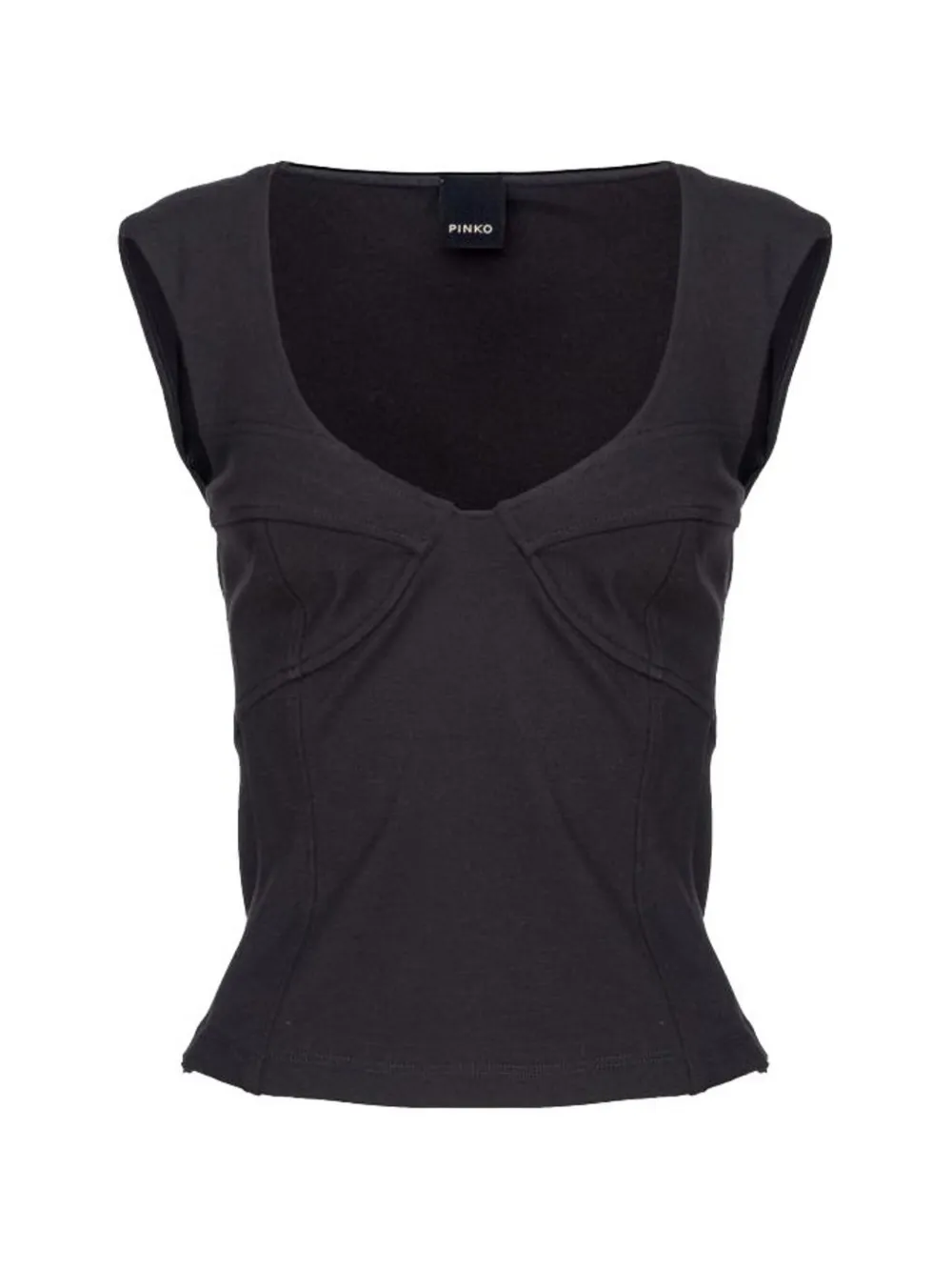 PINKO Top smanicato - Nero