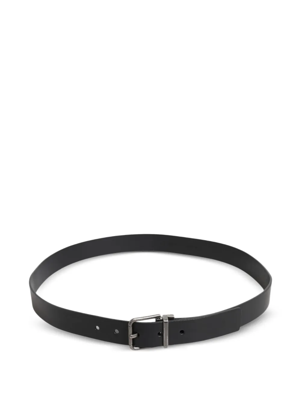 Dolce & Gabbana Leren riem Zwart