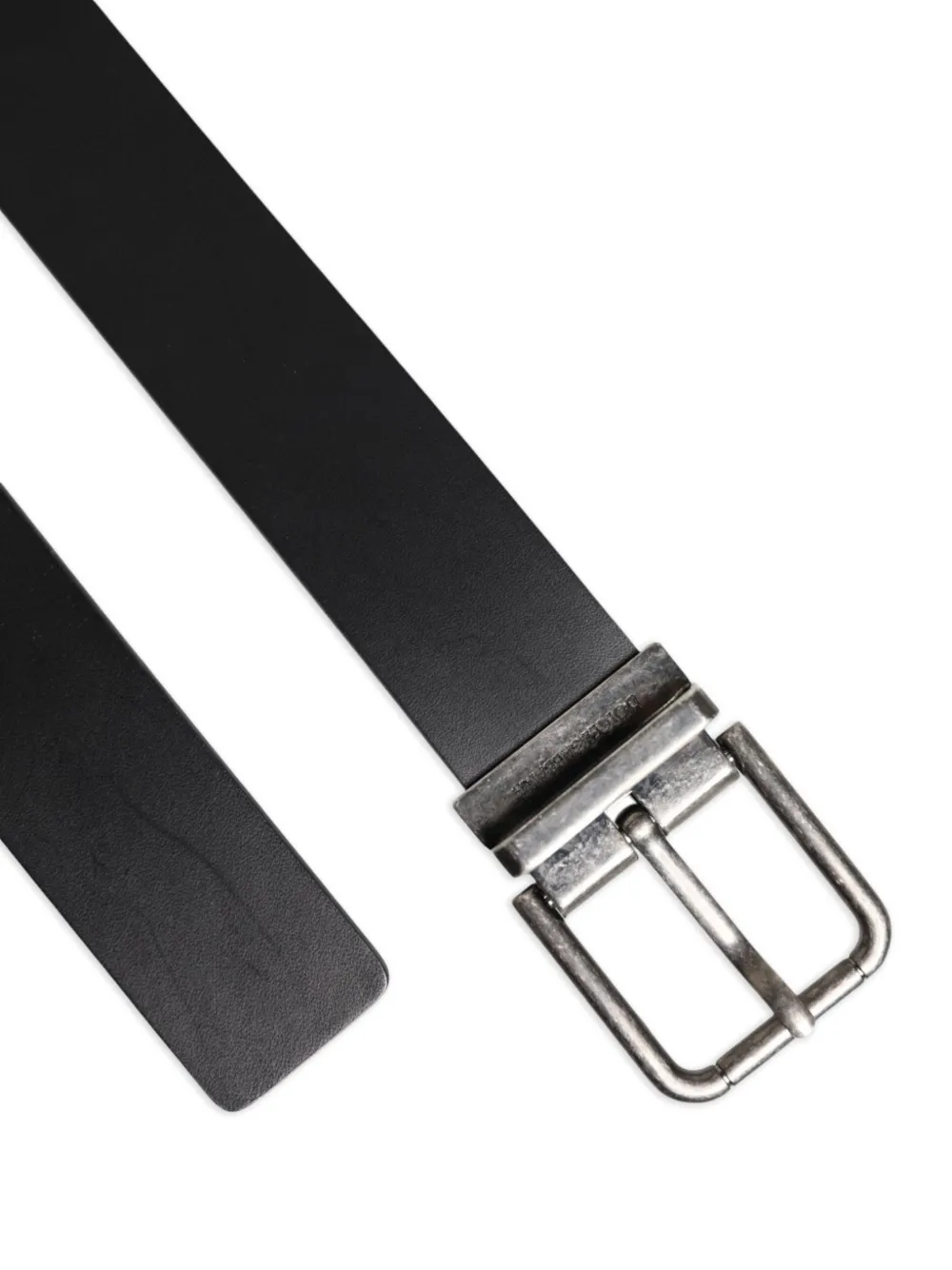 Dolce & Gabbana Leren riem Zwart