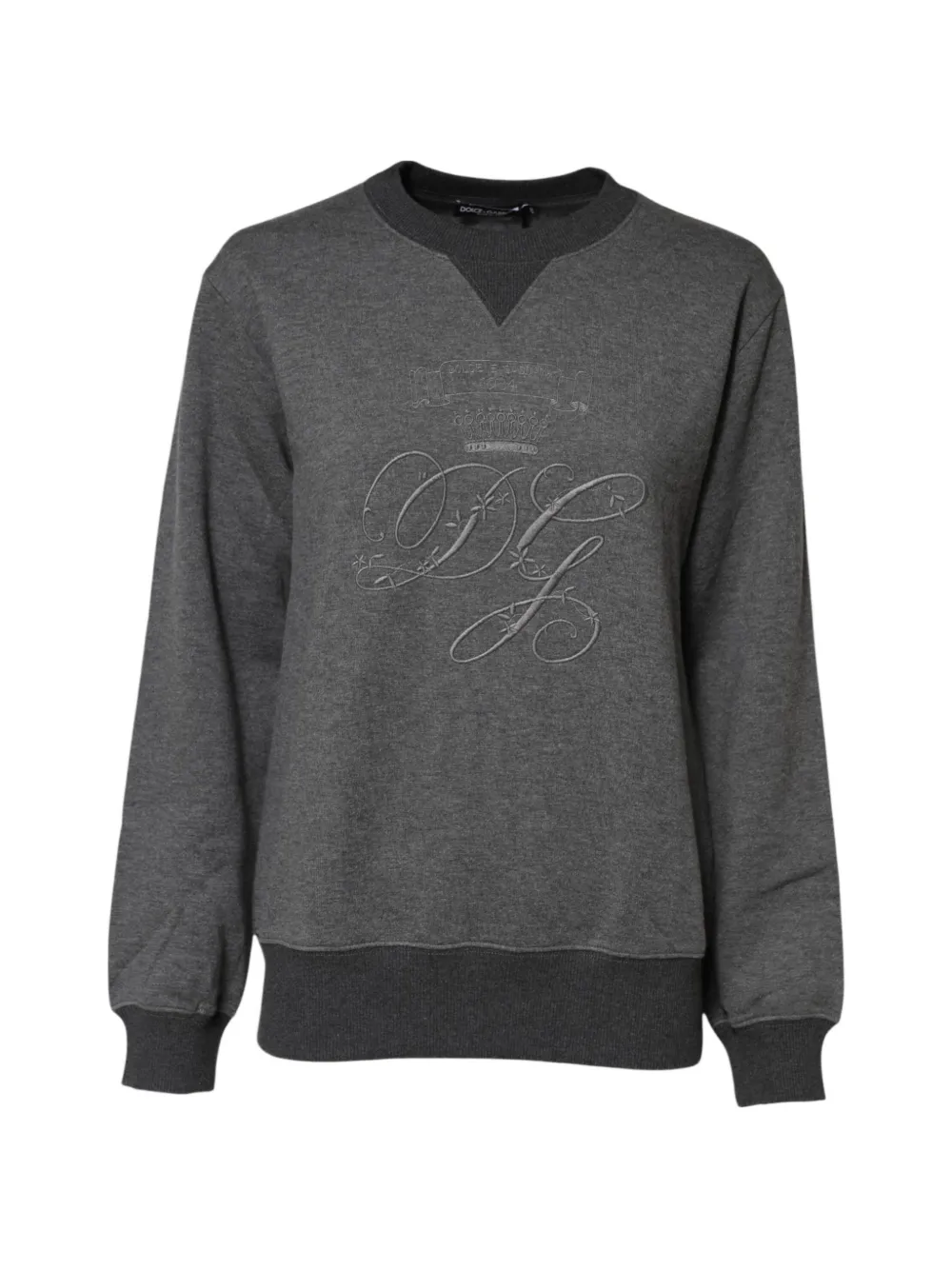 Dolce & Gabbana Maglione con ricamo - Grigio
