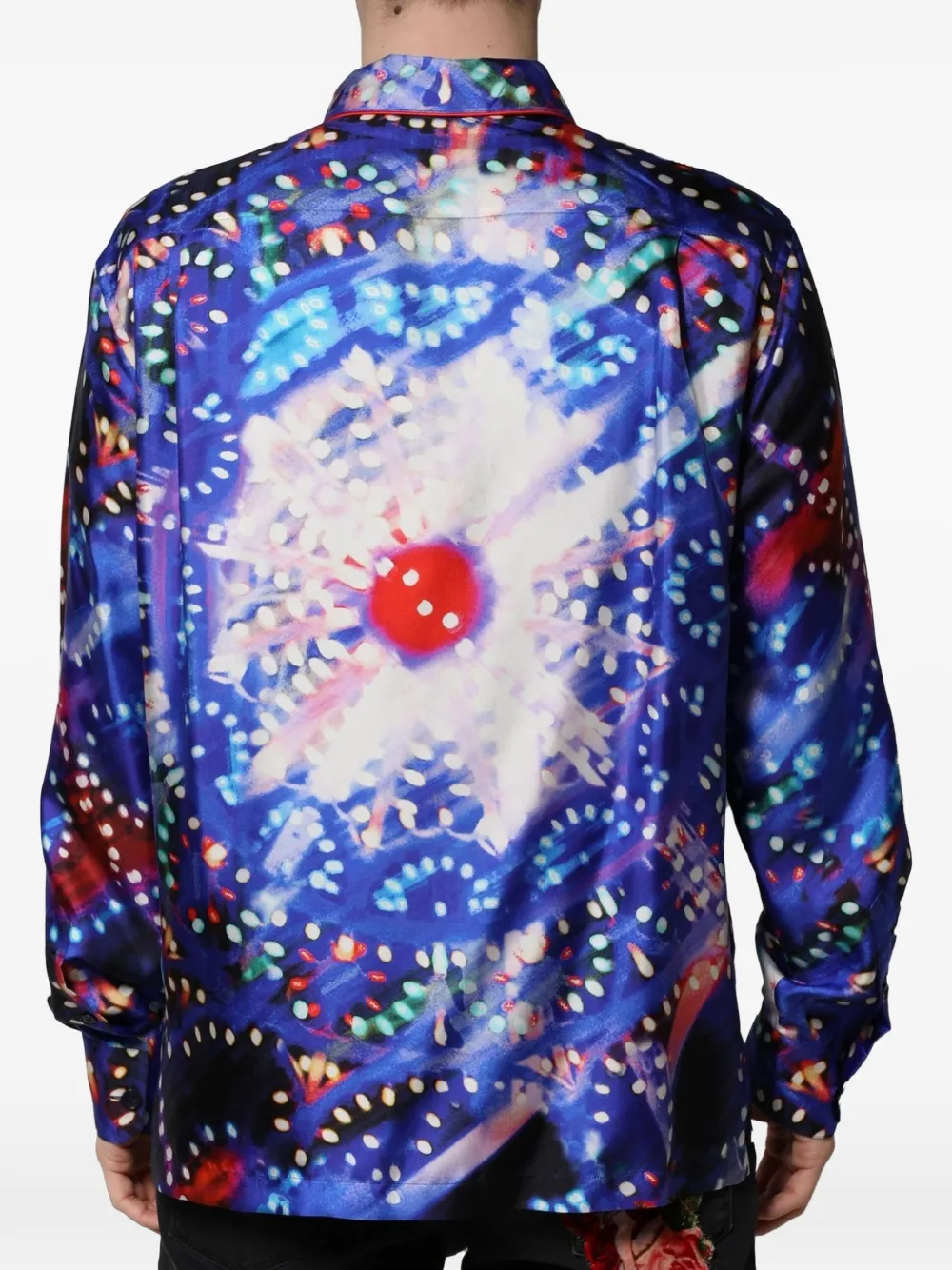 Dolce & Gabbana Overhemd met abstracte print Blauw