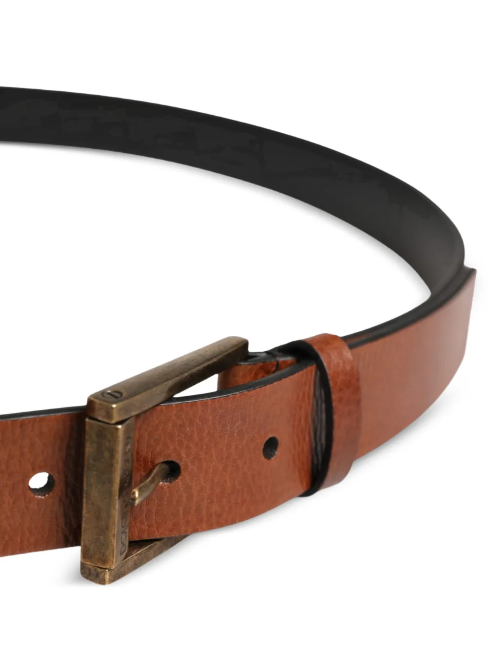 Dolce & Gabbana Leren riem Bruin