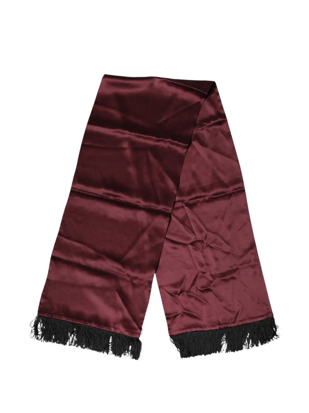 Dolce & Gabbana Sciarpa con frange - Rosso