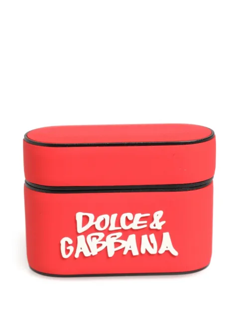 Dolce & Gabbana logo-embossed AirPods case