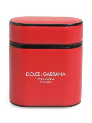 Dolce & Gabbana logo-embossed AirPods Case | Black | FARFETCH