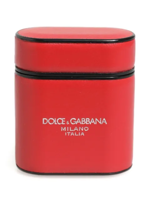 Dolce & Gabbana étui pour AirPods à logo imprimé