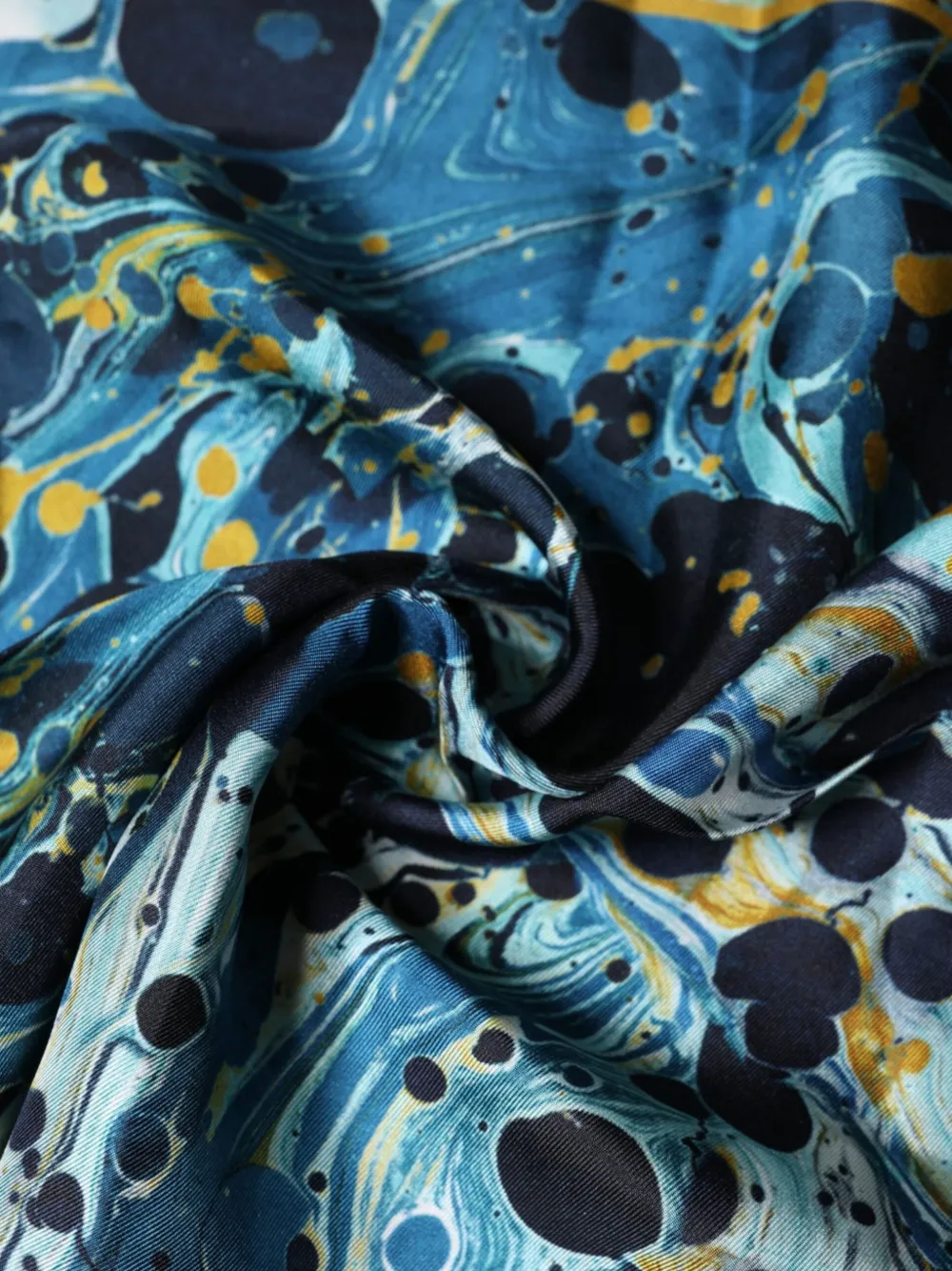 Dolce & Gabbana Vierkante sjaal met print Blauw