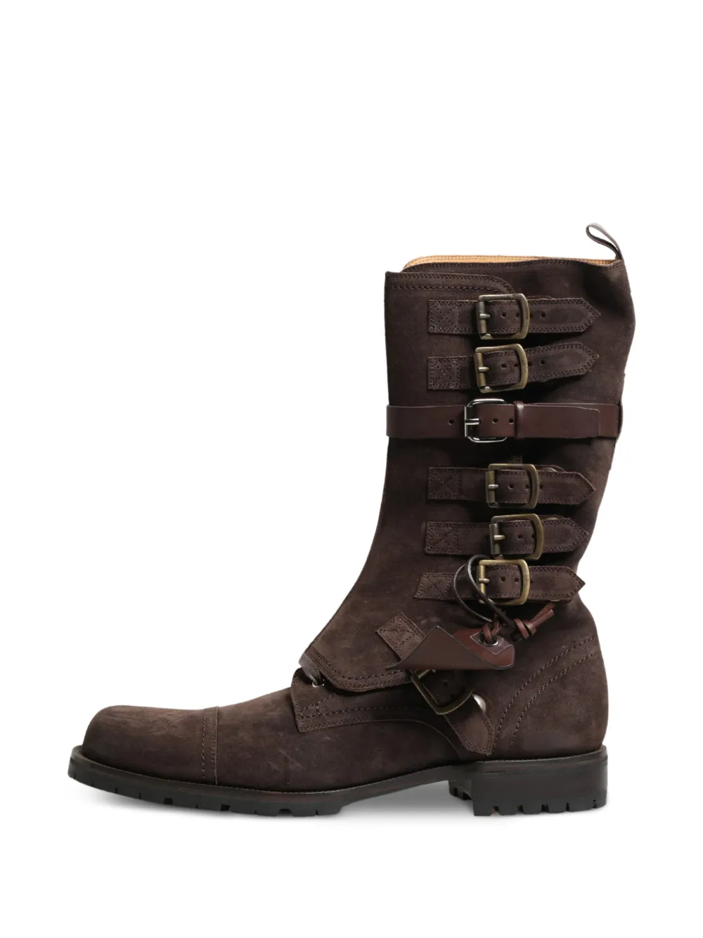 Dolce & Gabbana Stiefeletten mit Schnallen - Braun