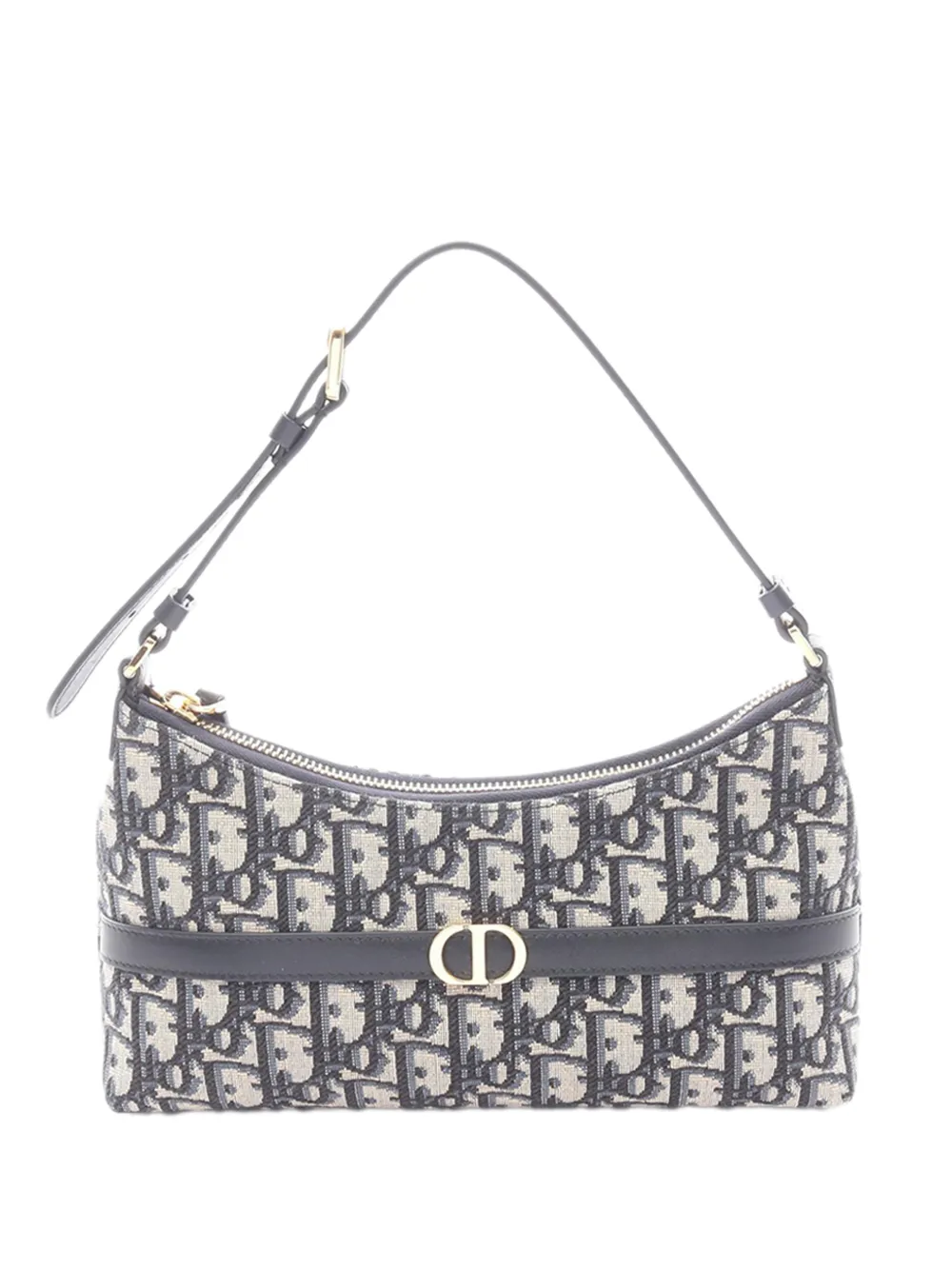 Christian Dior Pre-Owned 2010-2026 Mini 30 Montaigne Hobo shoulder bag - Grey