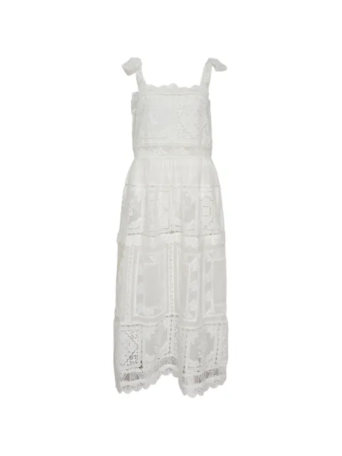 ZIMMERMANN Vestido midi Aster com renda guipure