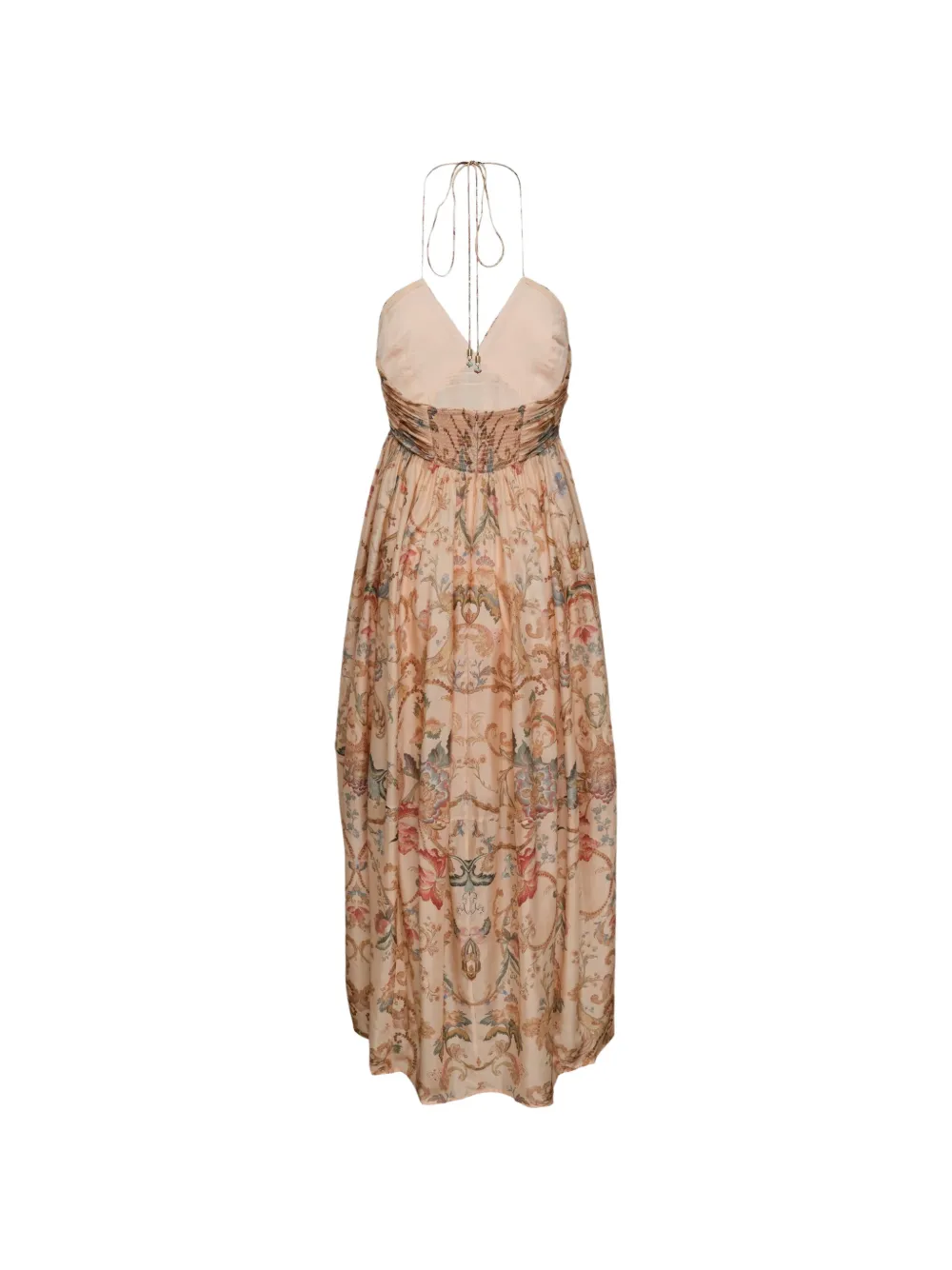 ZIMMERMANN Roselight maxi-jurk met halternek Beige