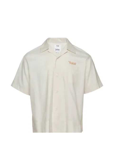 visvim embroidered short-sleeve shirt