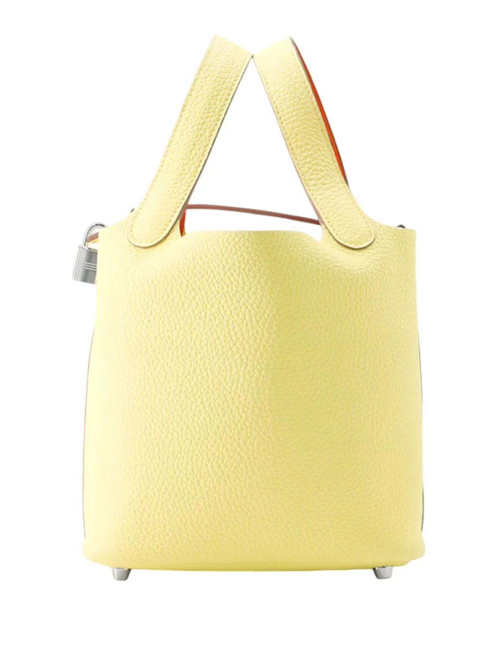 Hermès Pre-Owned 2023 Clemence Picotin Lock 18 handbag - Yellow