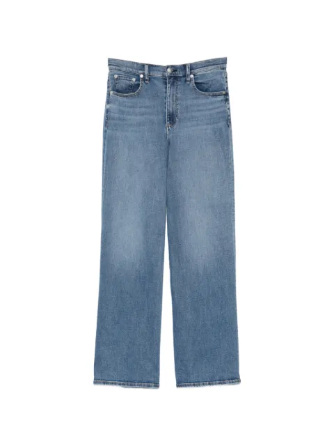 rag & bone jeans anchos con efecto degradado