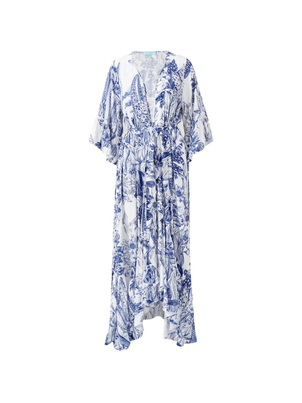 Melissa Odabash Manon floral-print maxi dress - Bianco