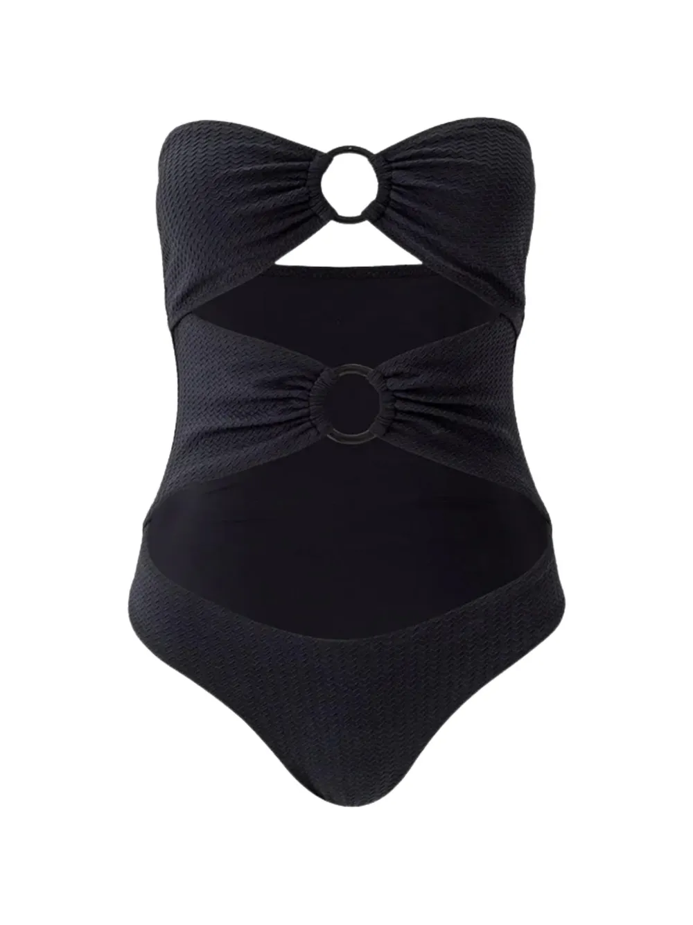 Melissa Odabash Alicante ring-detail swimsuit - Nero