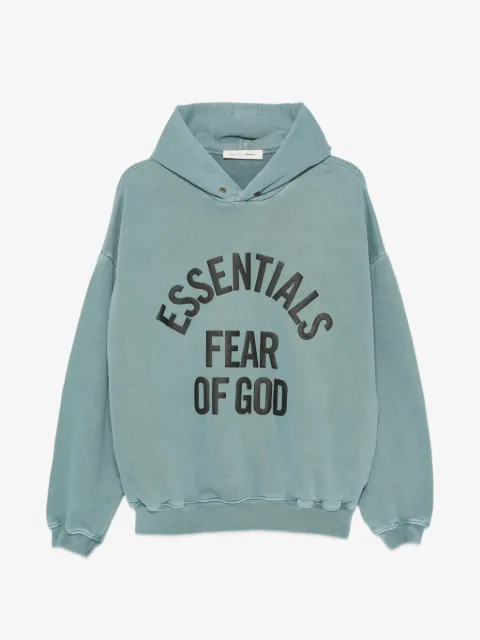 FEAR OF GOD ESSENTIALS logo-print hoodie