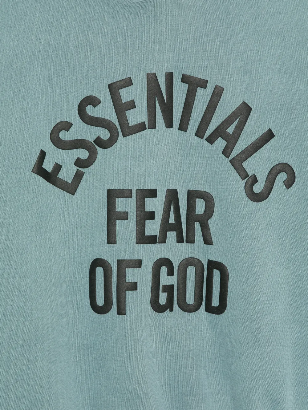 FEAR OF GOD ESSENTIALS Hoodie met logoprint Blauw